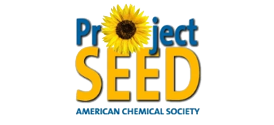 ACS Project Seed logo with a sunflower for an O