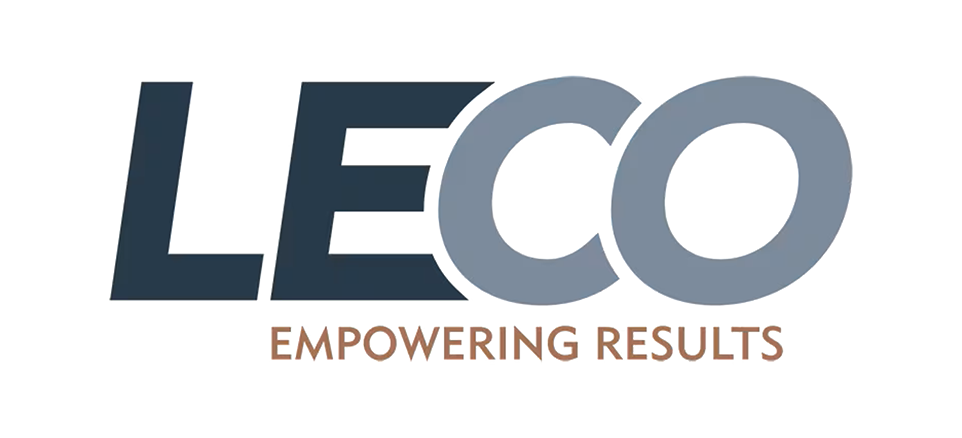 LECO logo with "Empowering results"