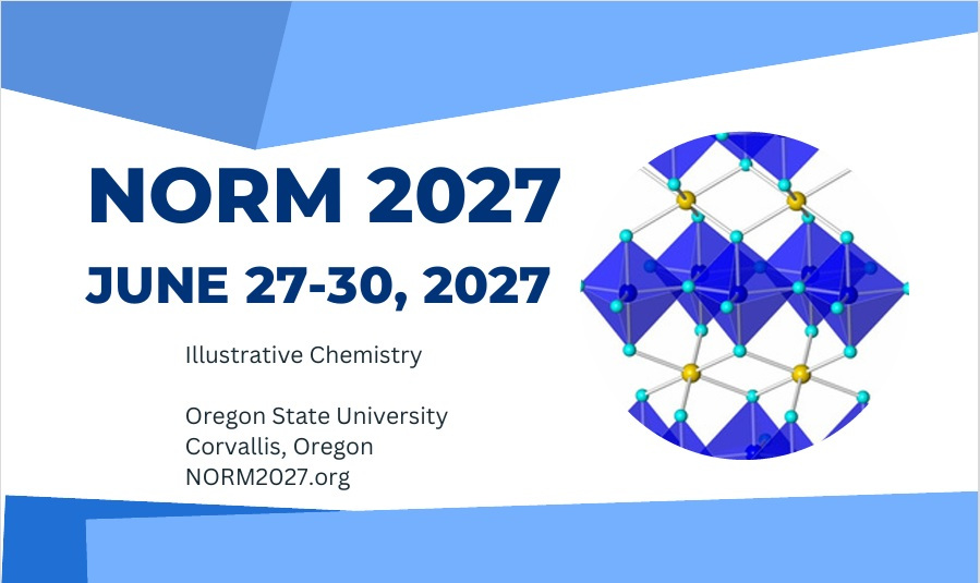NORM 2027 information card showing the date of June 27-30, 2027